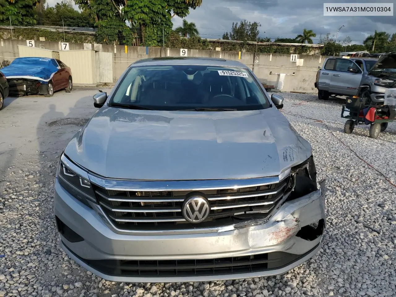 1VWSA7A31MC010304 2021 Volkswagen Passat Se