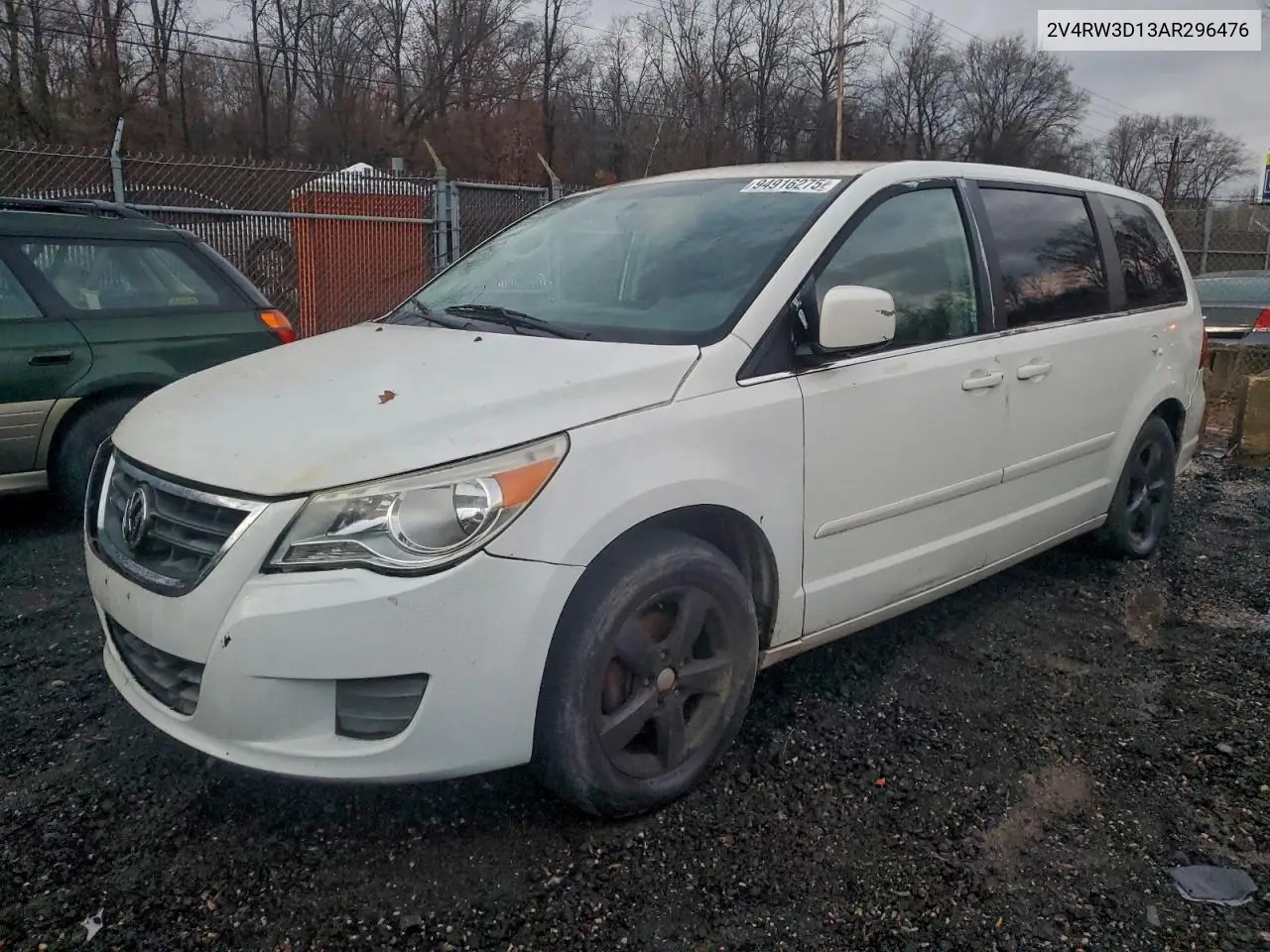 2V4RW3D13AR296476 2010 Volkswagen Routan Se