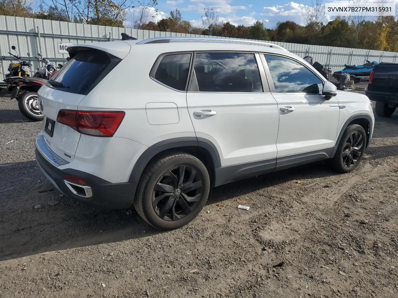 3VVNX7B27PM315931 2023 Volkswagen Taos Se