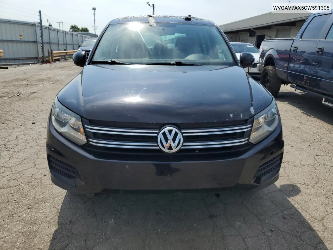 WVGAV7AX5CW591305 2012 Volkswagen Tiguan S