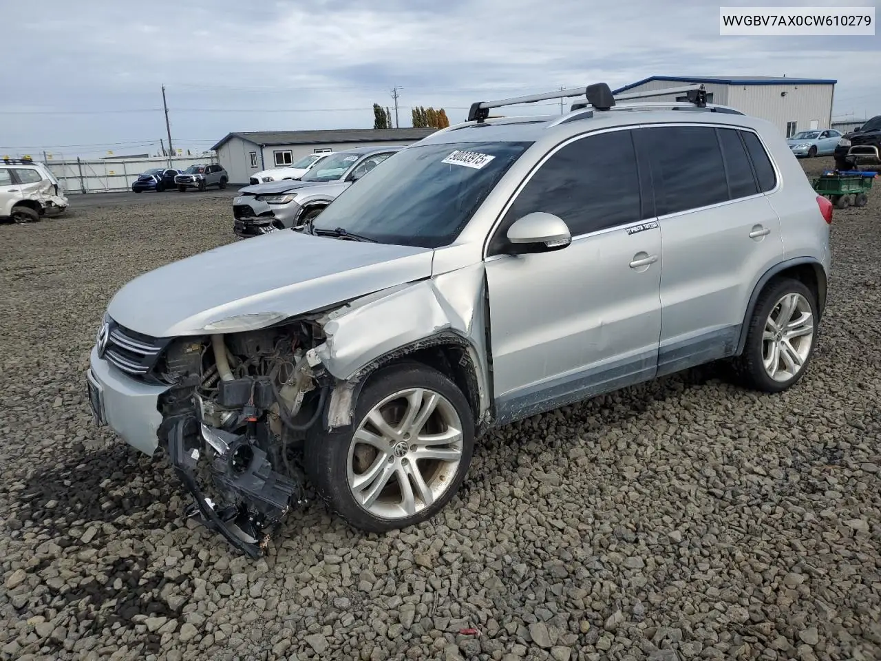 WVGBV7AX0CW610279 2012 Volkswagen Tiguan S