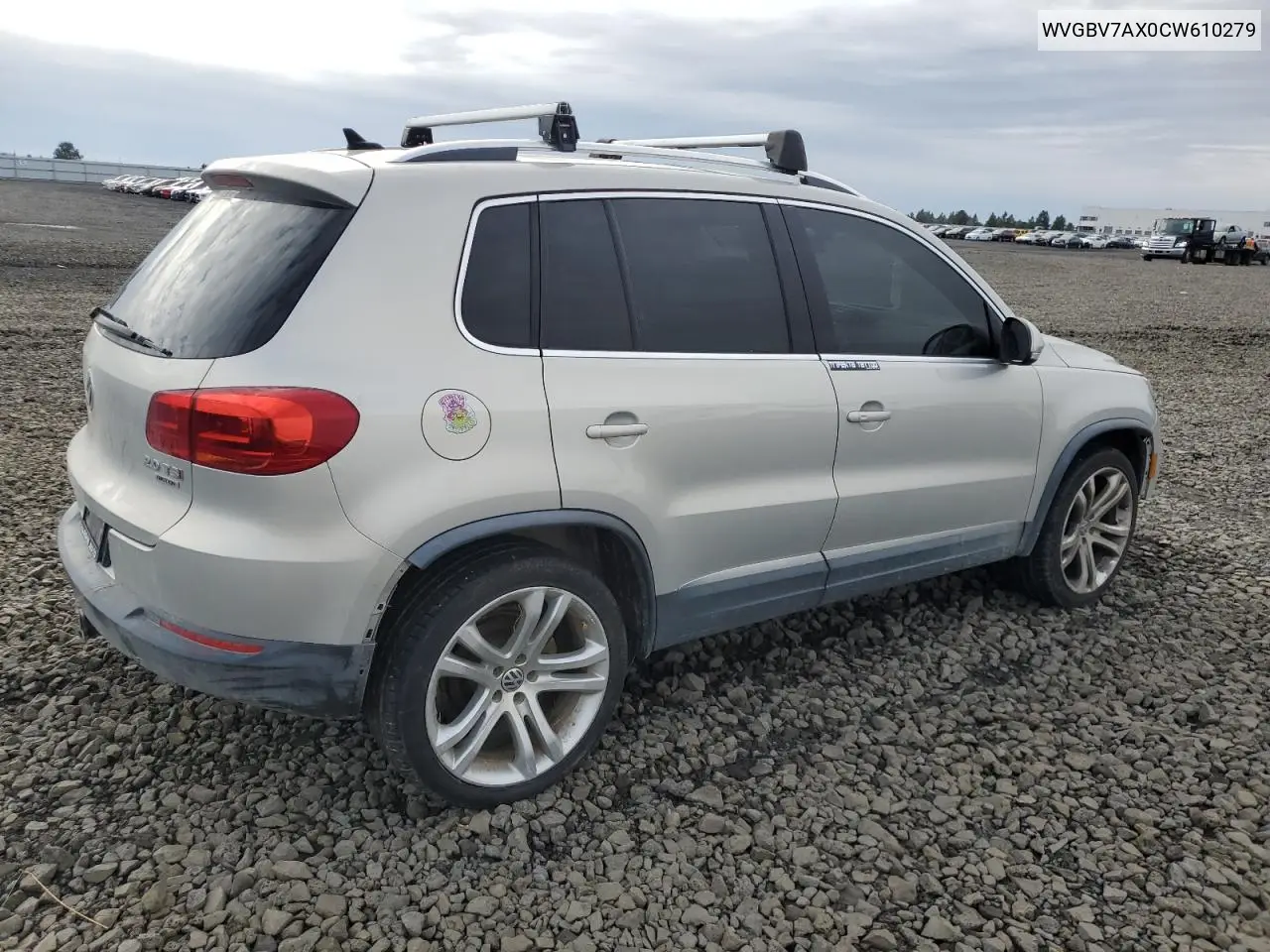 WVGBV7AX0CW610279 2012 Volkswagen Tiguan S