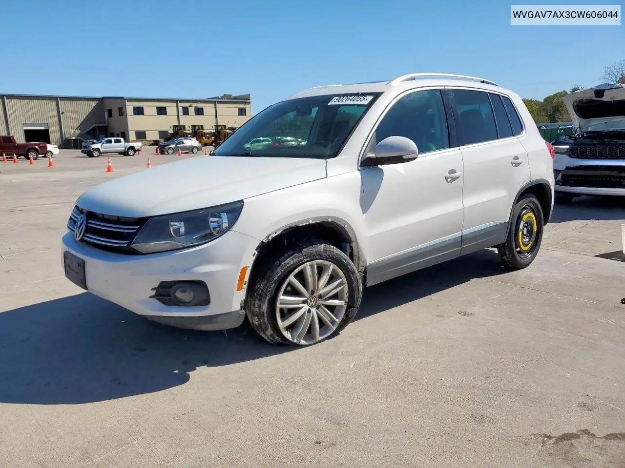 WVGAV7AX3CW606044 2012 Volkswagen Tiguan S