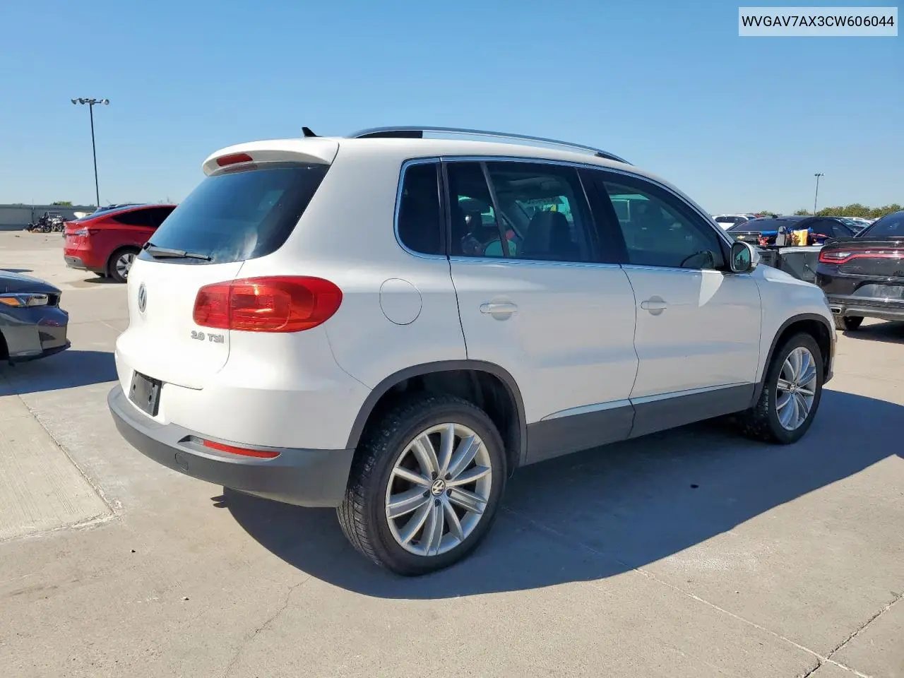 WVGAV7AX3CW606044 2012 Volkswagen Tiguan S