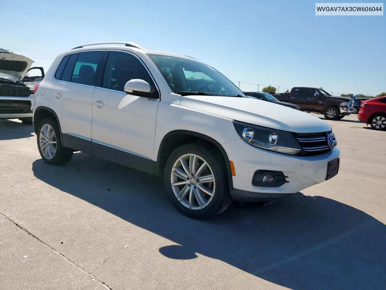 WVGAV7AX3CW606044 2012 Volkswagen Tiguan S