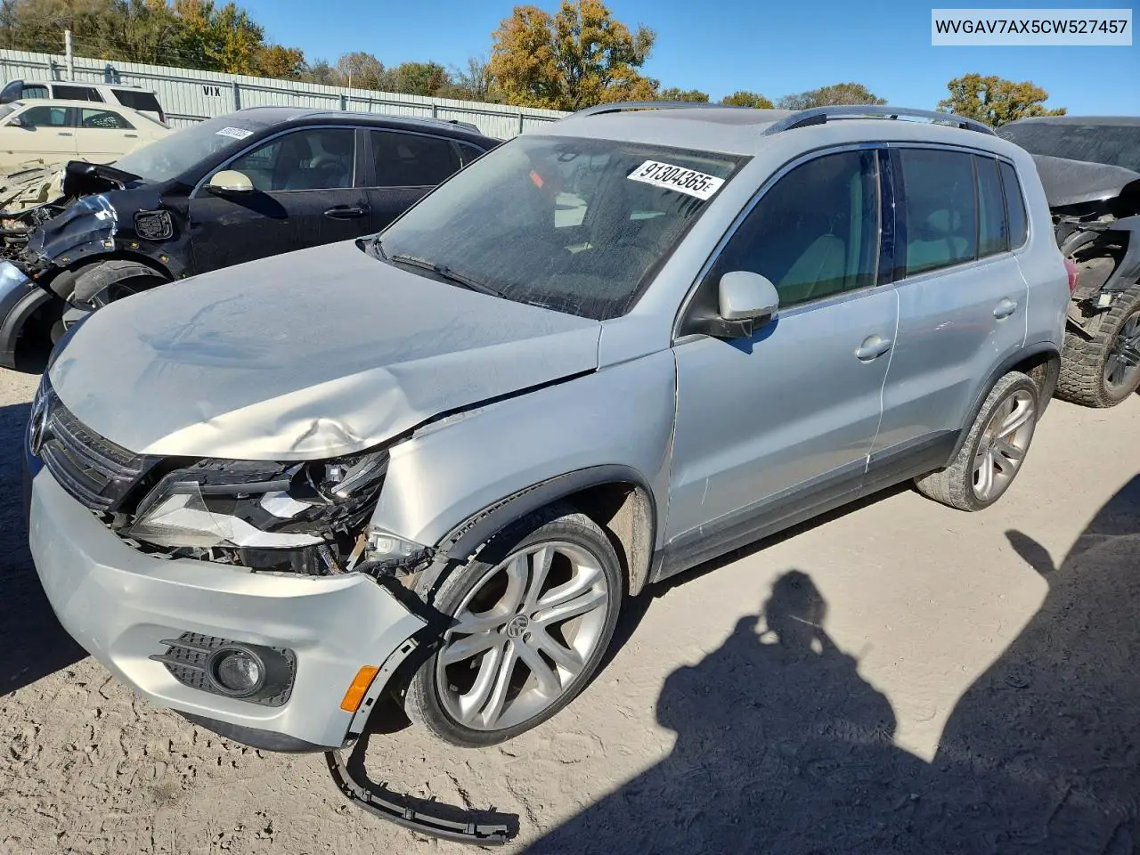 WVGAV7AX5CW527457 2012 Volkswagen Tiguan S