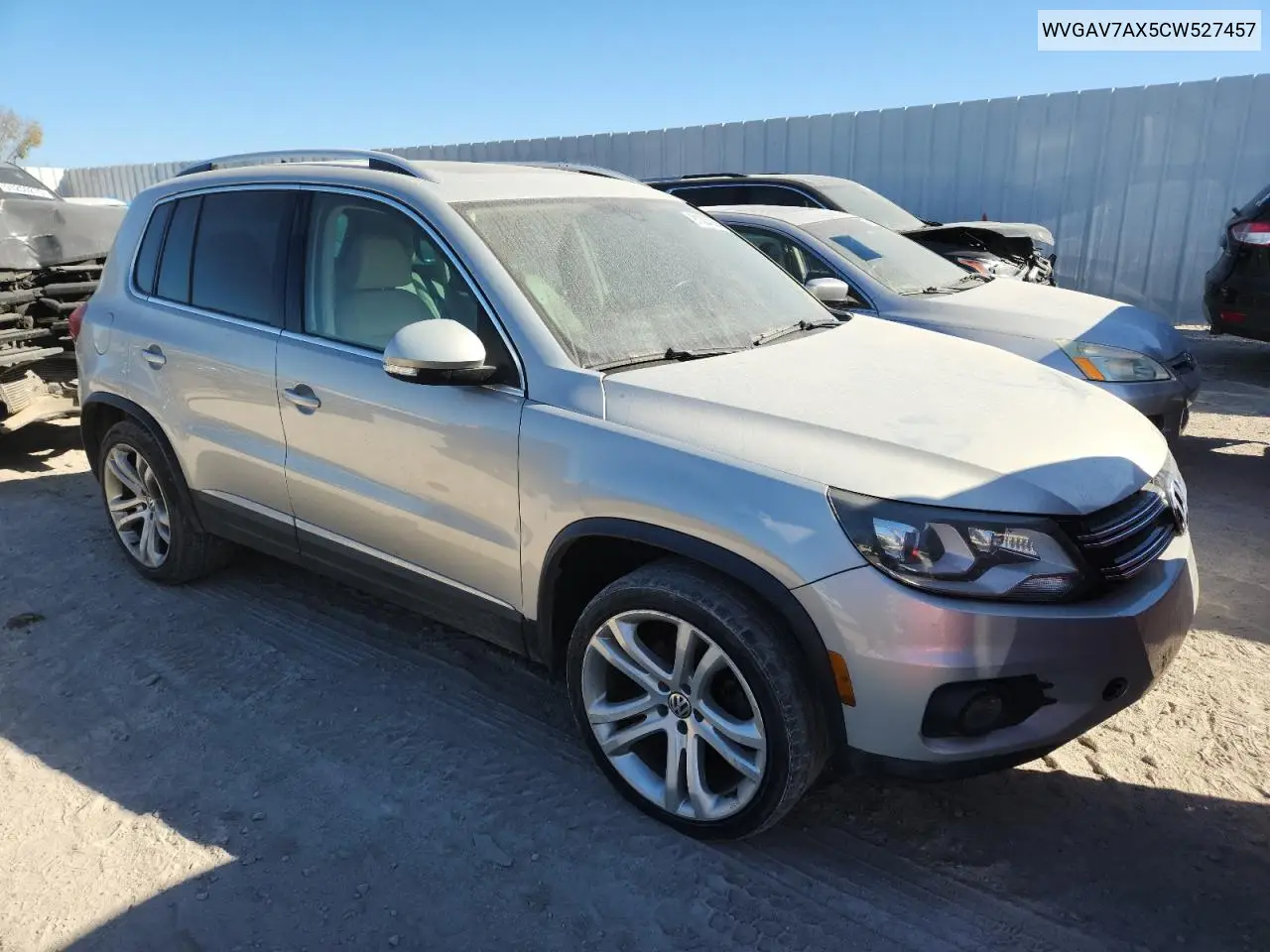 WVGAV7AX5CW527457 2012 Volkswagen Tiguan S