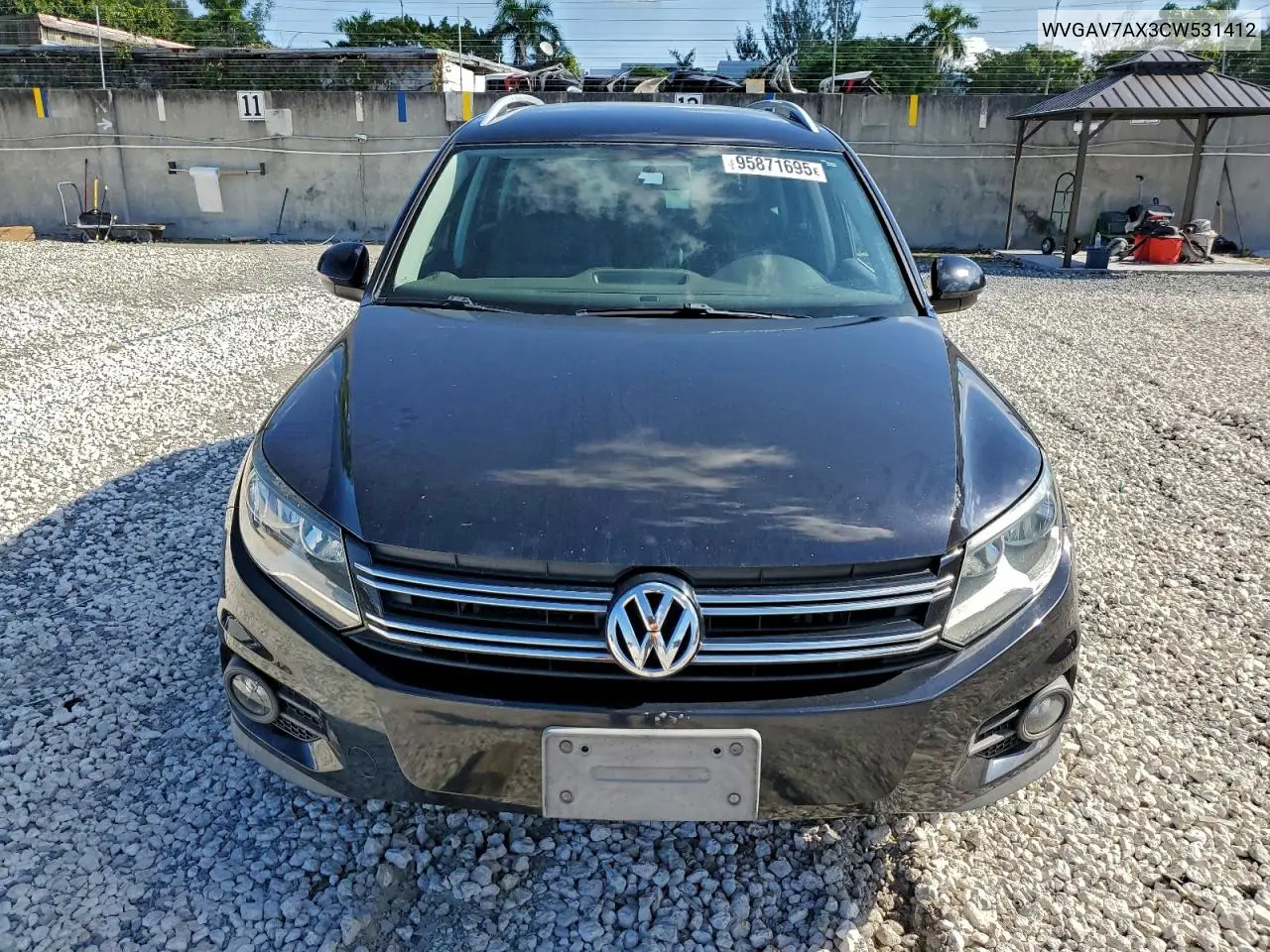 WVGAV7AX3CW531412 2012 Volkswagen Tiguan S