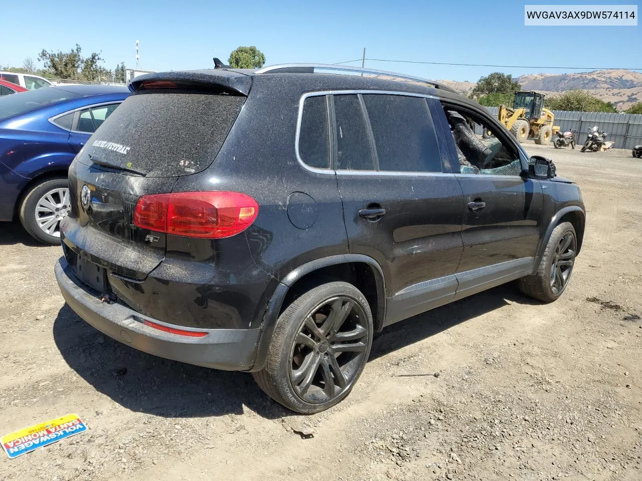 WVGAV3AX9DW574114 2013 Volkswagen Tiguan S