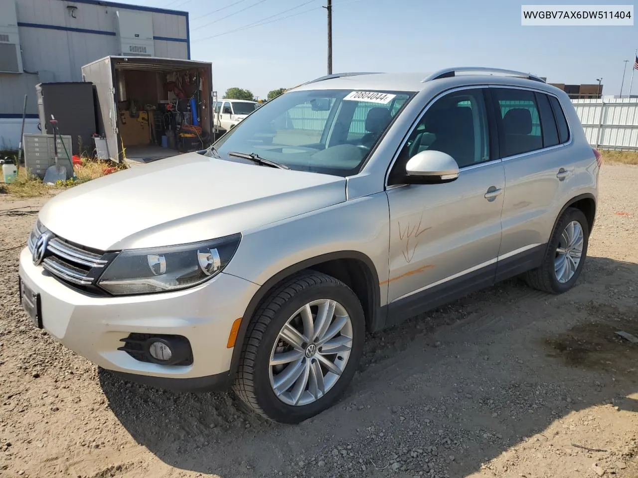 WVGBV7AX6DW511404 2013 Volkswagen Tiguan S