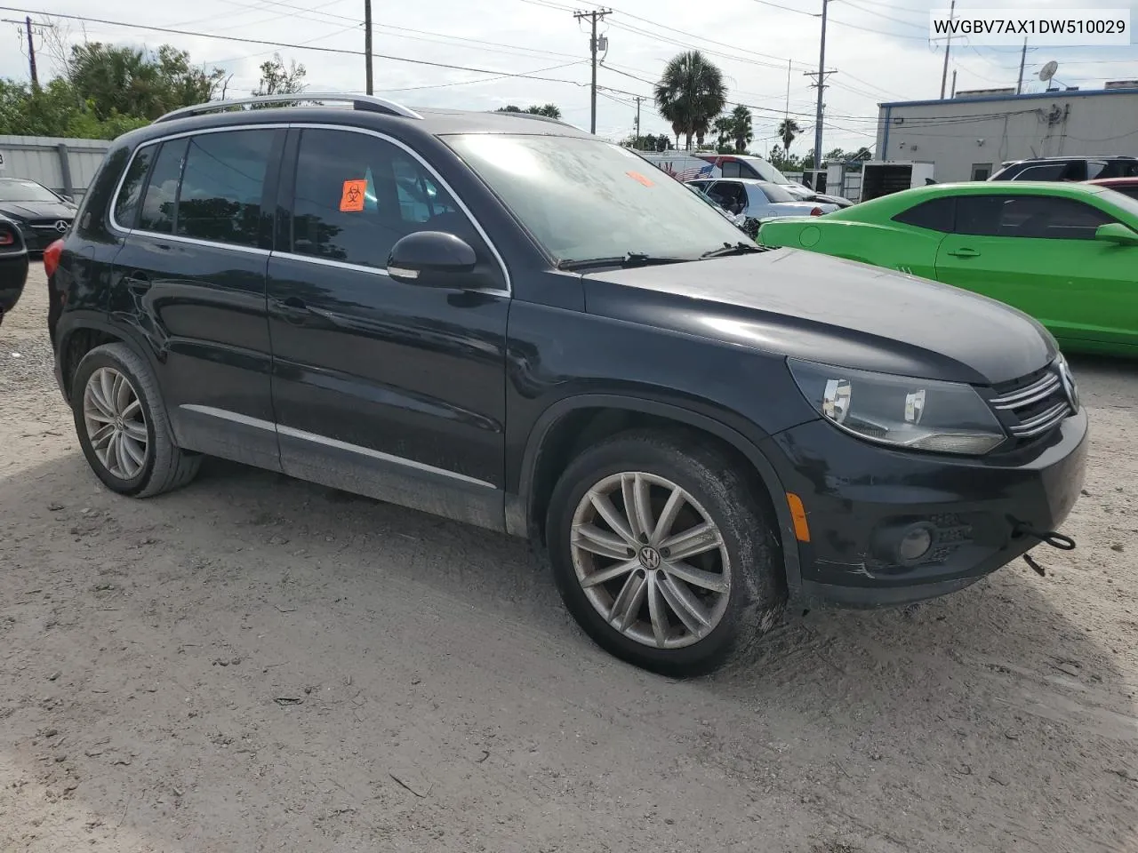 WVGBV7AX1DW510029 2013 Volkswagen Tiguan S