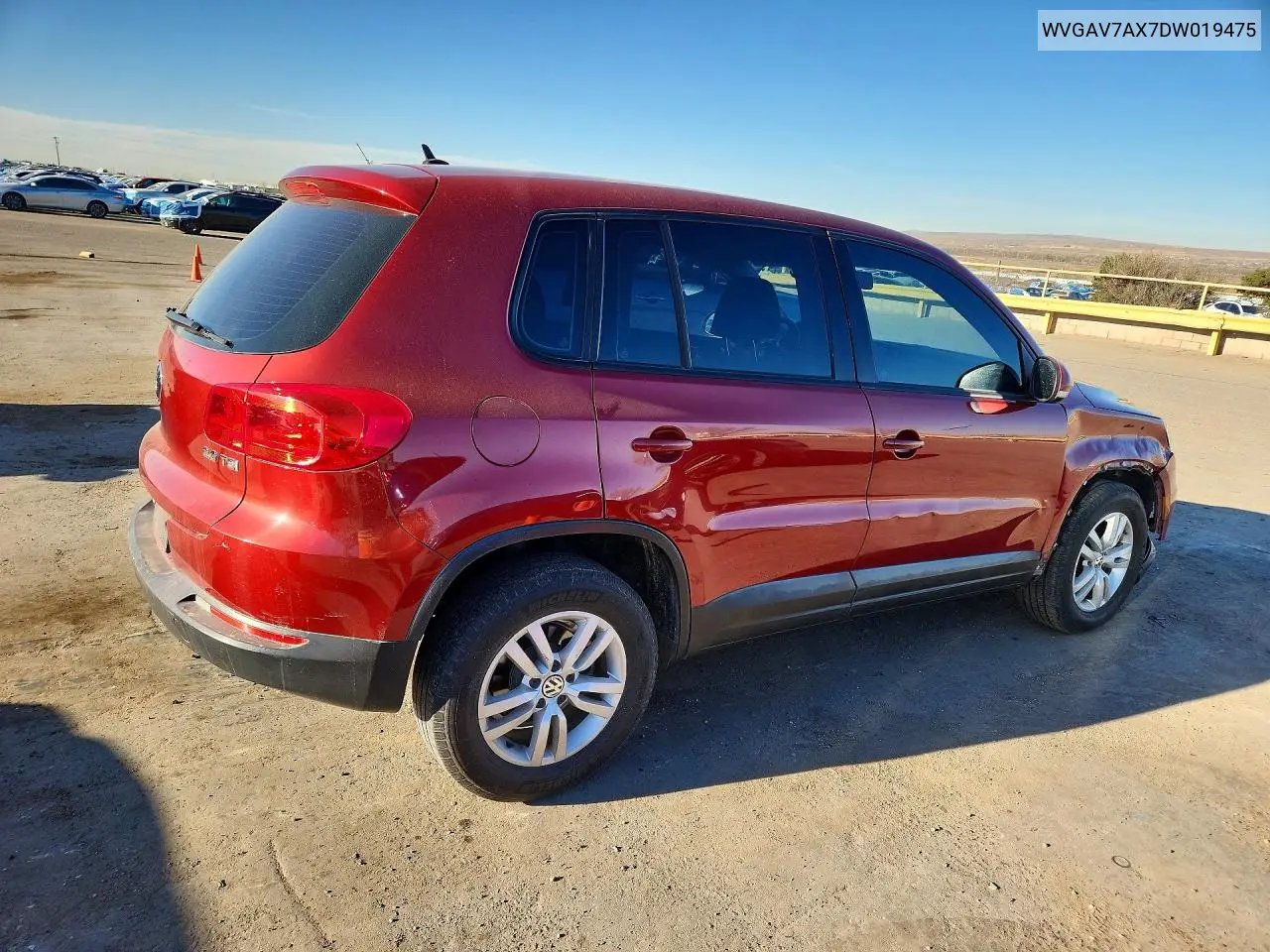 WVGAV7AX7DW019475 2013 Volkswagen Tiguan S