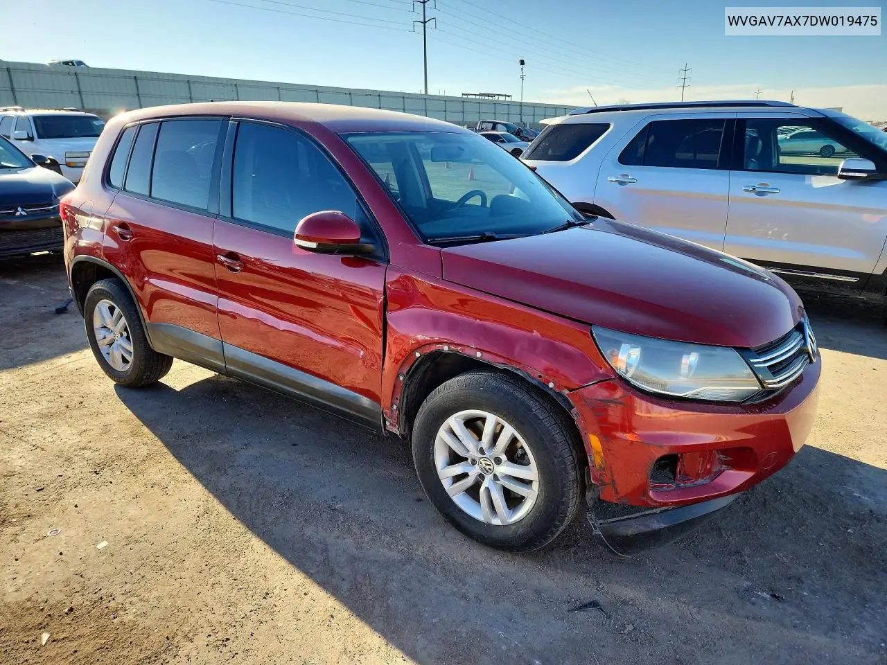 WVGAV7AX7DW019475 2013 Volkswagen Tiguan S