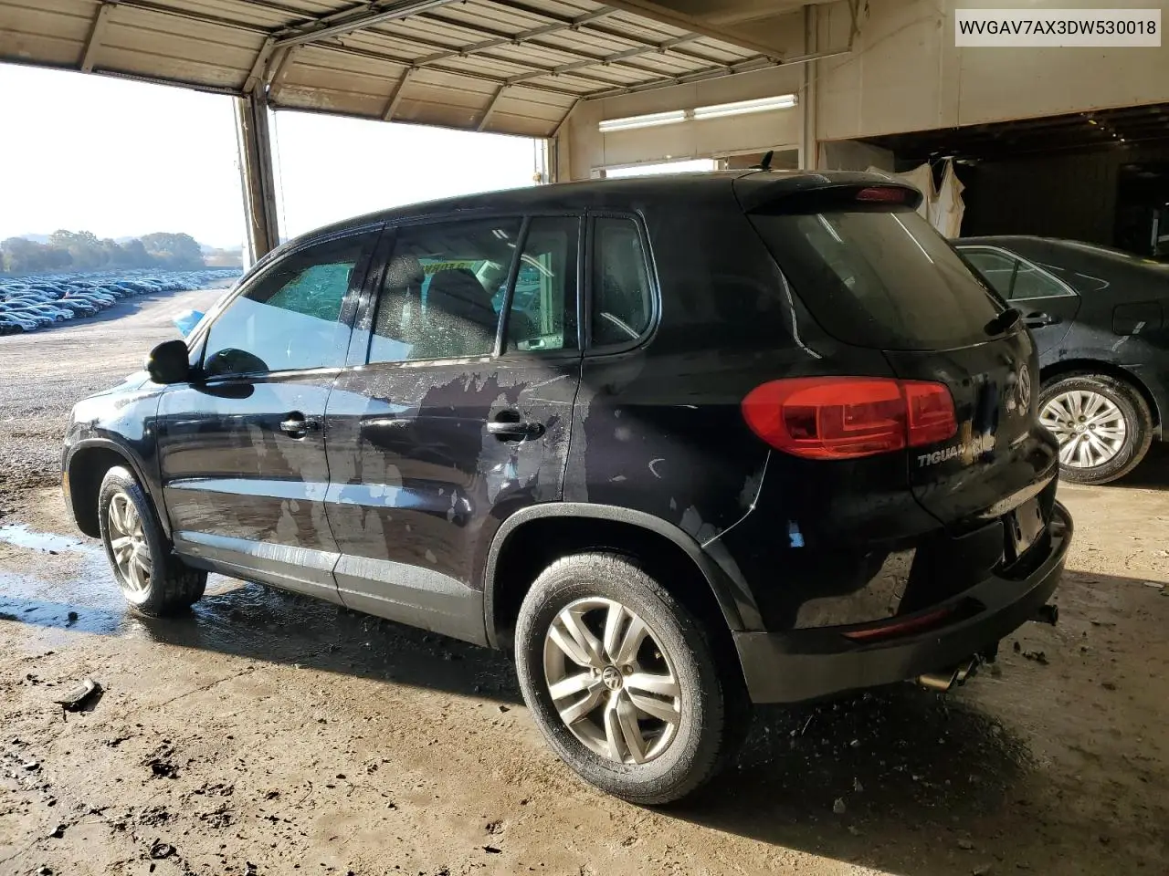 WVGAV7AX3DW530018 2013 Volkswagen Tiguan S