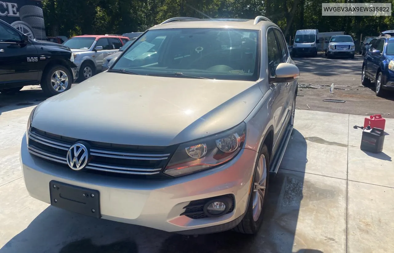 WVGBV3AX9EW535822 2014 Volkswagen Tiguan S