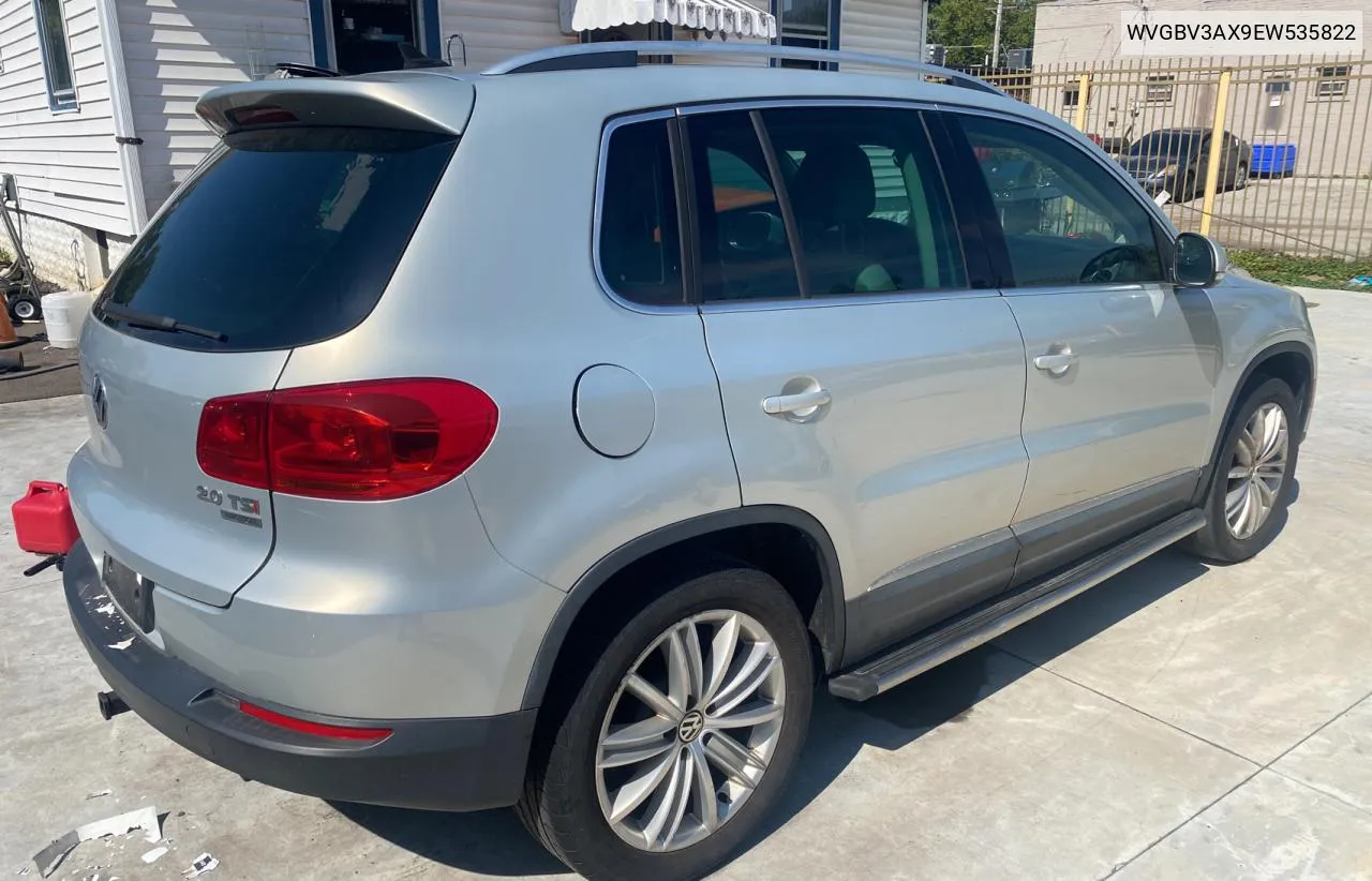 WVGBV3AX9EW535822 2014 Volkswagen Tiguan S