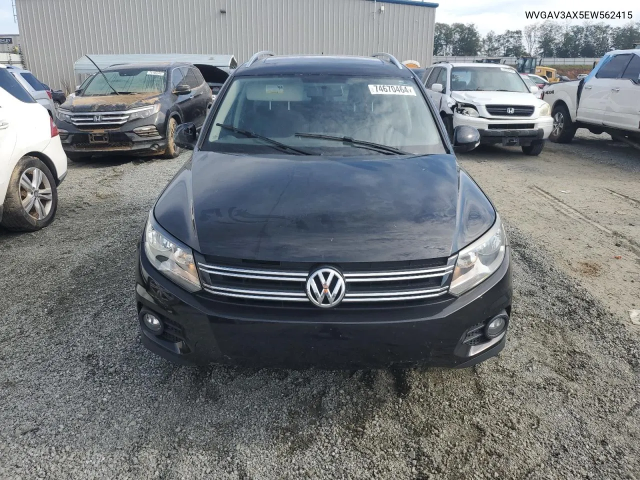 WVGAV3AX5EW562415 2014 Volkswagen Tiguan S