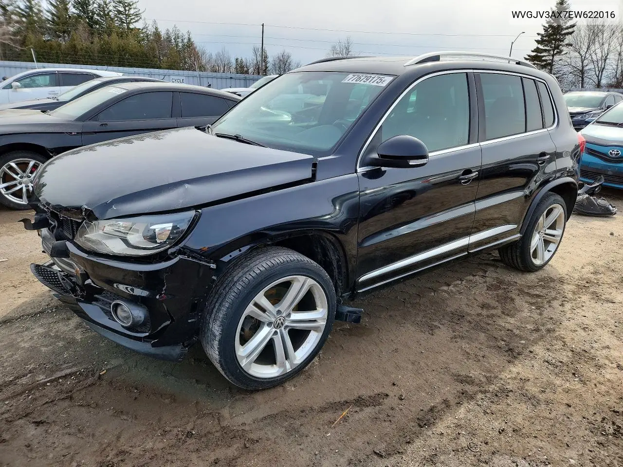 WVGJV3AX7EW622016 2014 Volkswagen Tiguan S