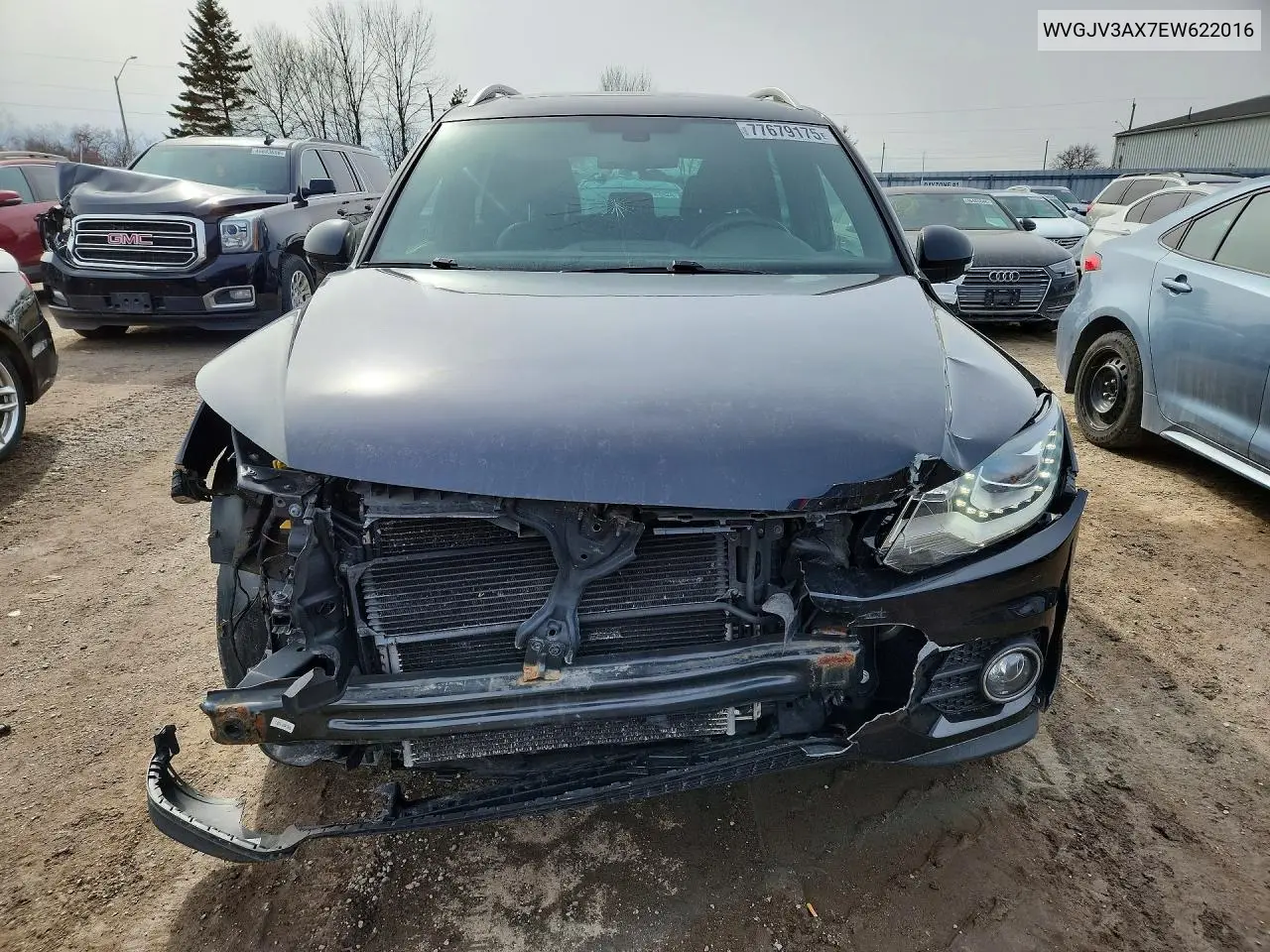 WVGJV3AX7EW622016 2014 Volkswagen Tiguan S