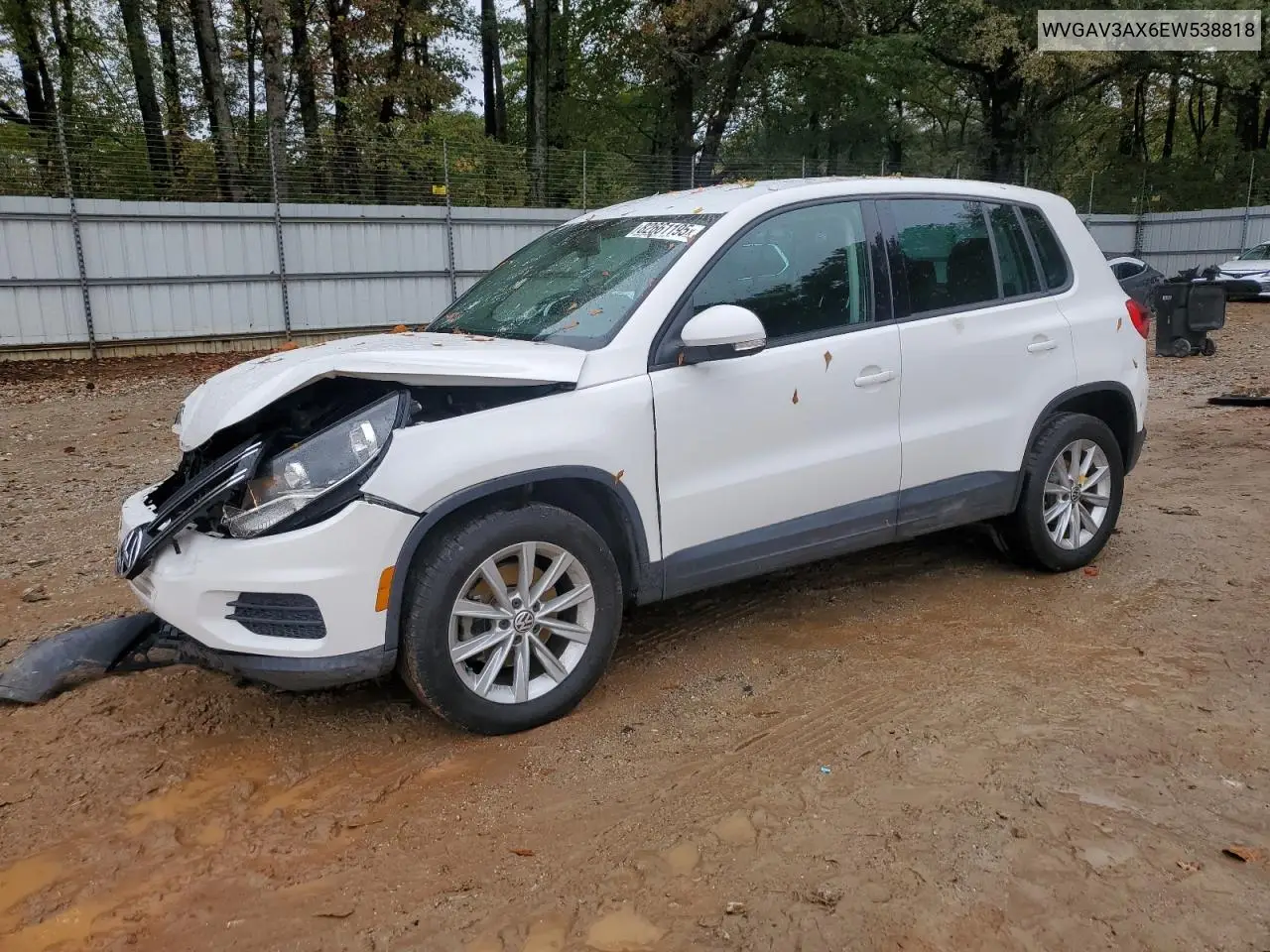 WVGAV3AX6EW538818 2014 Volkswagen Tiguan S