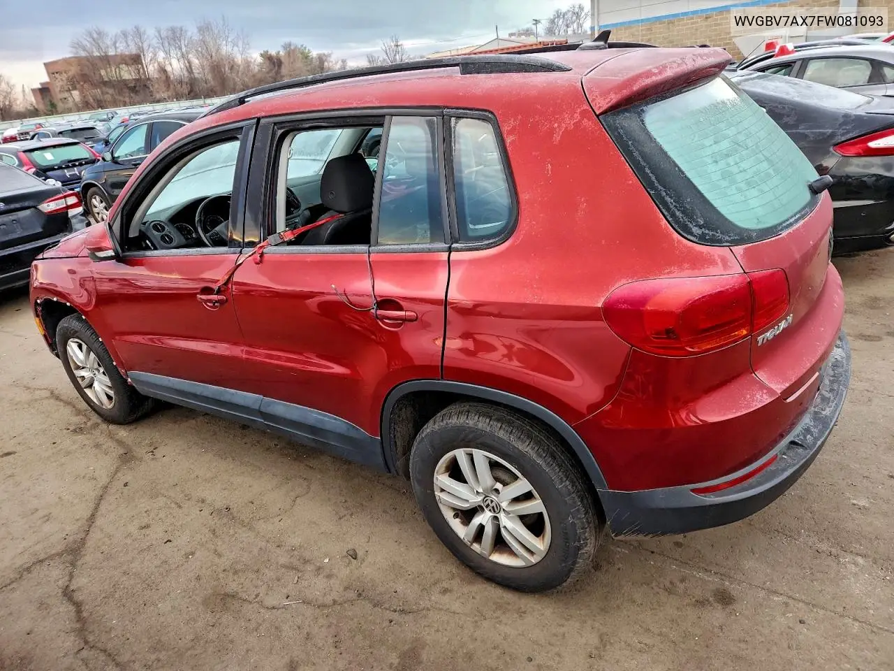 WVGBV7AX7FW081093 2015 Volkswagen Tiguan S