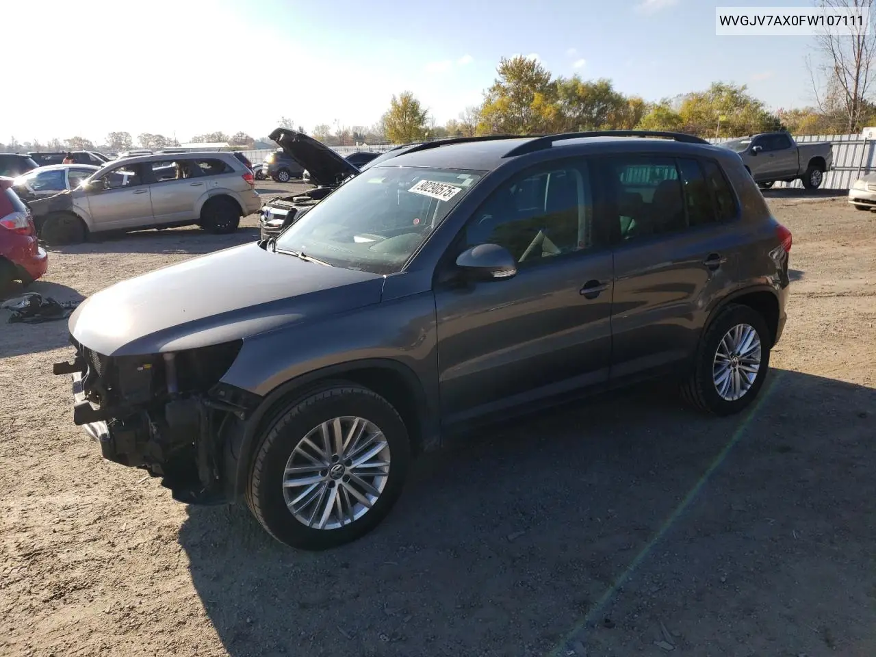 WVGJV7AX0FW107111 2015 Volkswagen Tiguan S