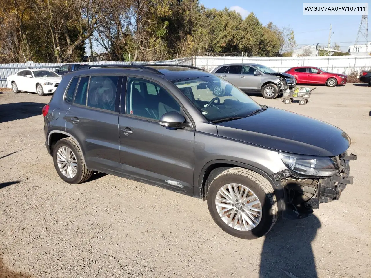 WVGJV7AX0FW107111 2015 Volkswagen Tiguan S