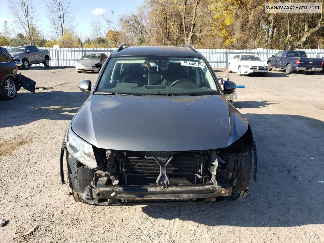 WVGJV7AX0FW107111 2015 Volkswagen Tiguan S