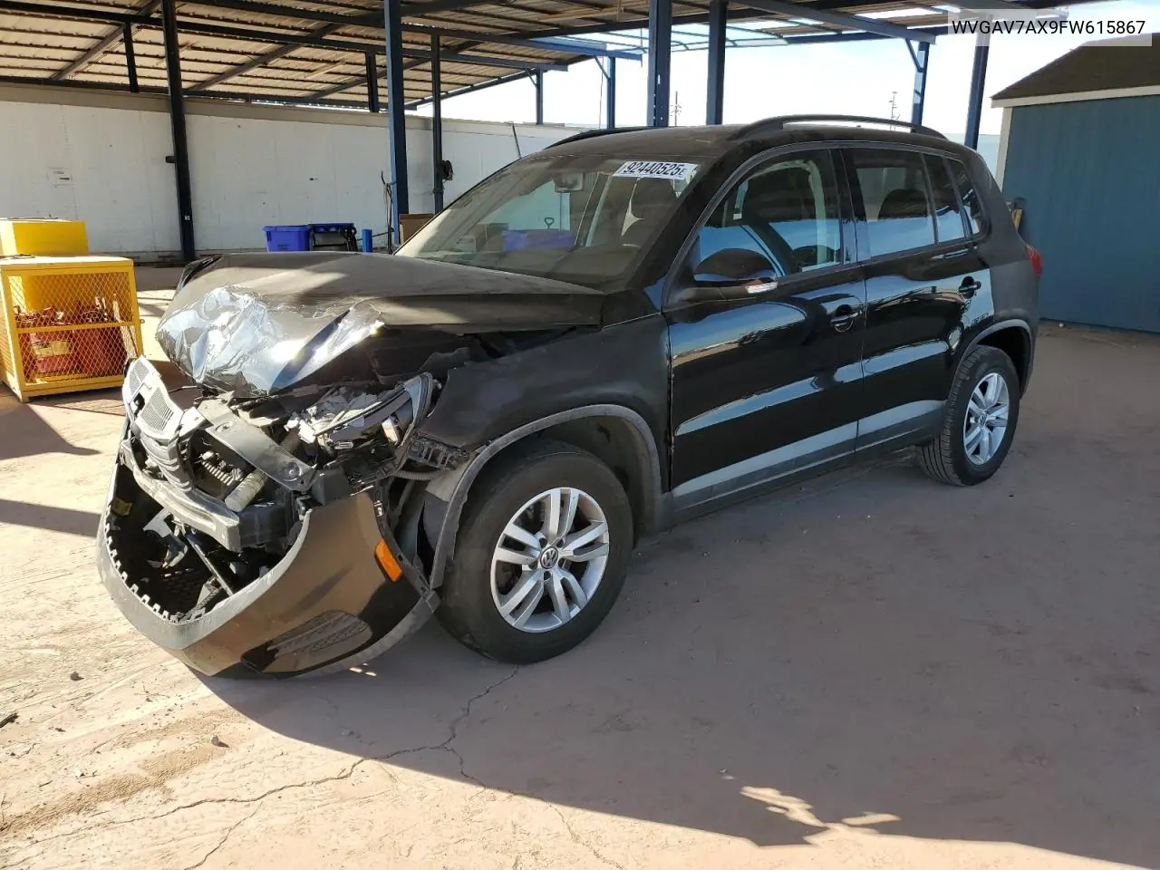 WVGAV7AX9FW615867 2015 Volkswagen Tiguan S