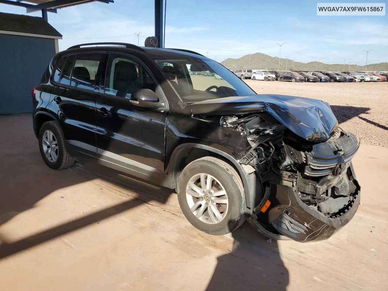 WVGAV7AX9FW615867 2015 Volkswagen Tiguan S