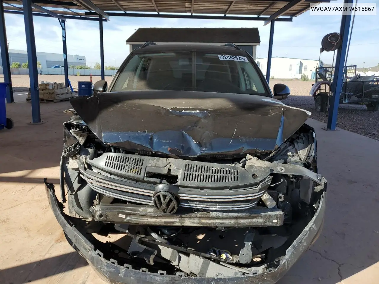 WVGAV7AX9FW615867 2015 Volkswagen Tiguan S