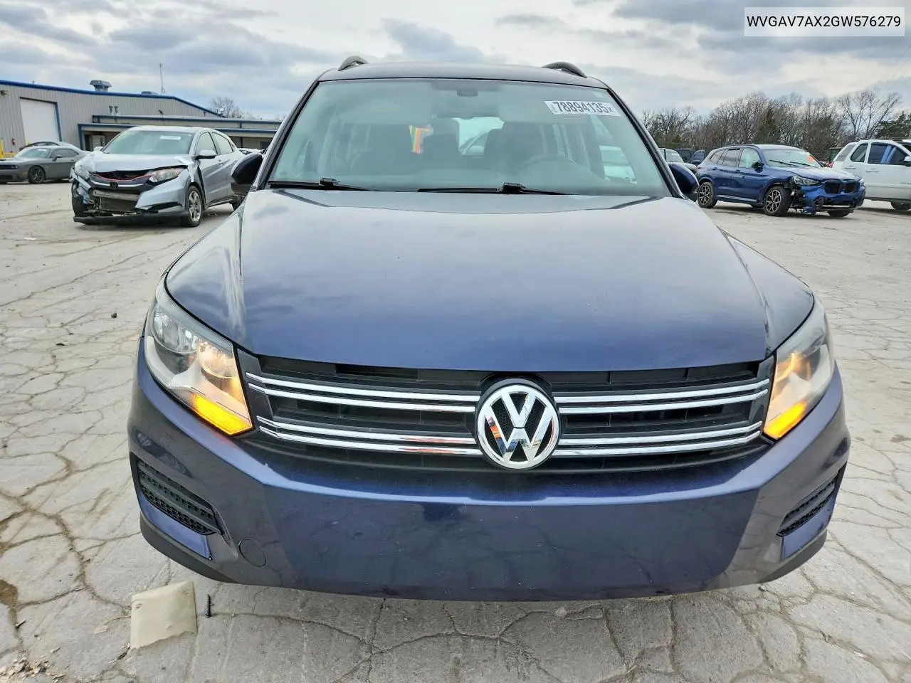 WVGAV7AX2GW576279 2016 Volkswagen Tiguan S