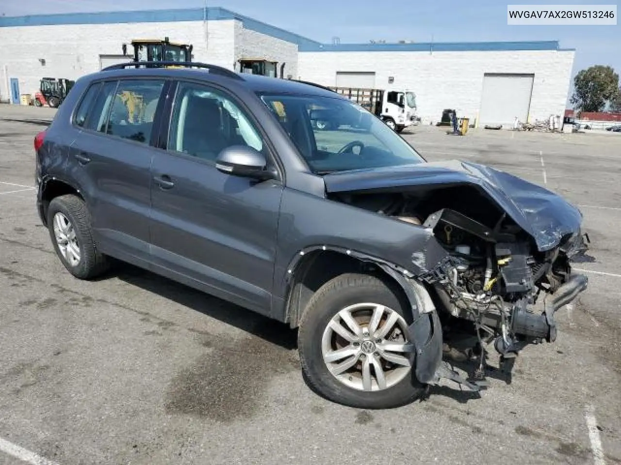 WVGAV7AX2GW513246 2016 Volkswagen Tiguan S
