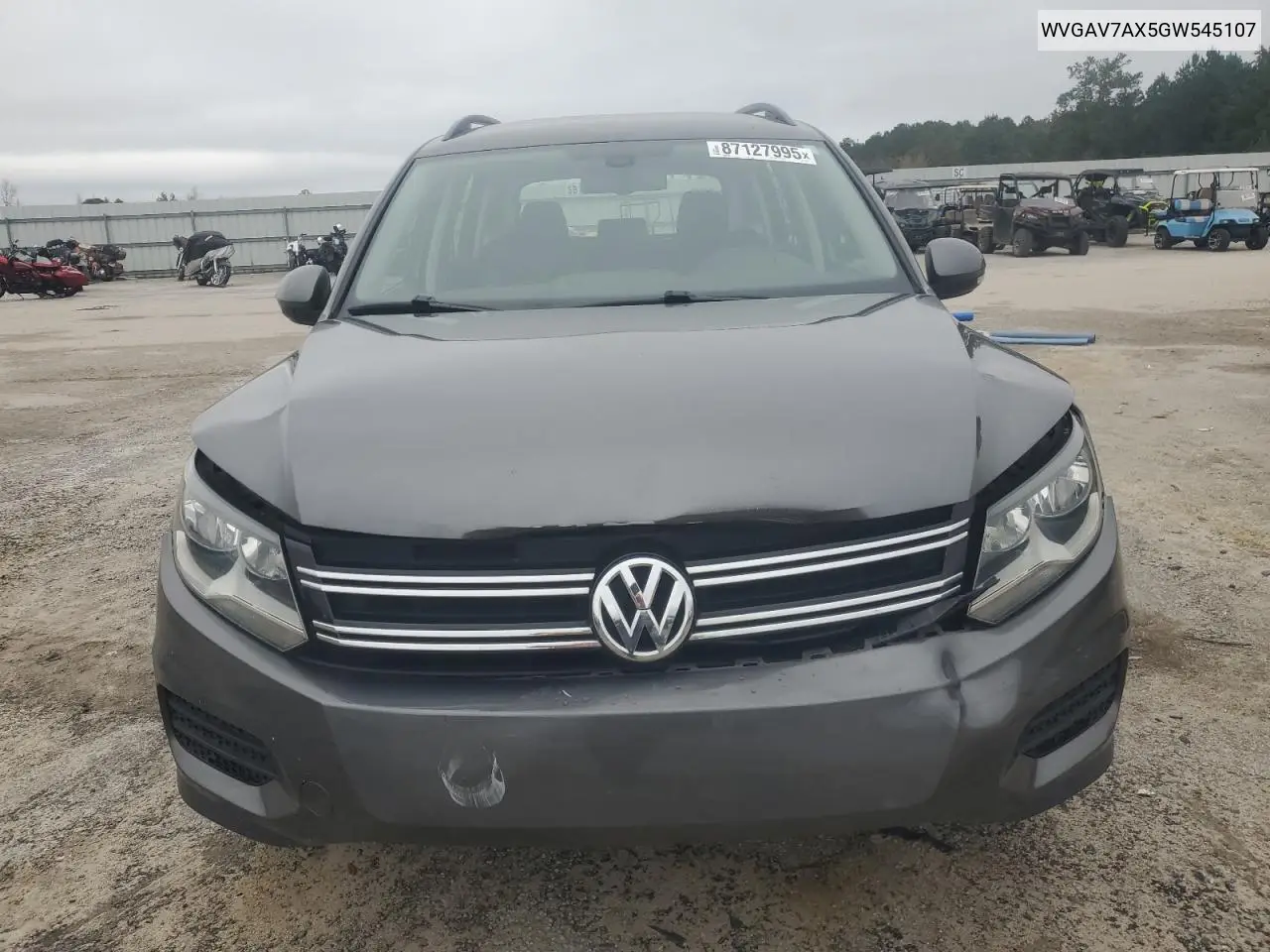 WVGAV7AX5GW545107 2016 Volkswagen Tiguan S