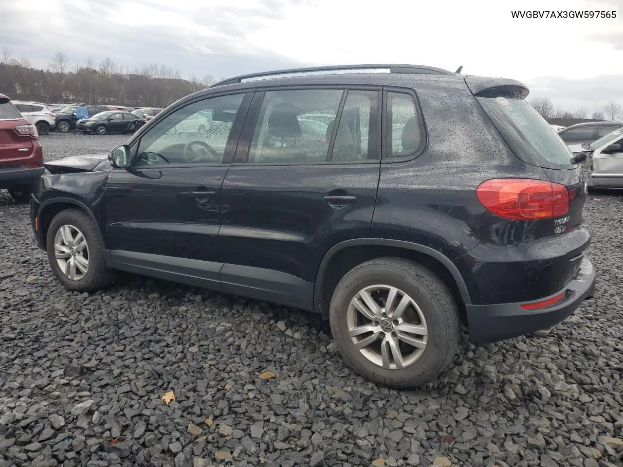 WVGBV7AX3GW597565 2016 Volkswagen Tiguan S