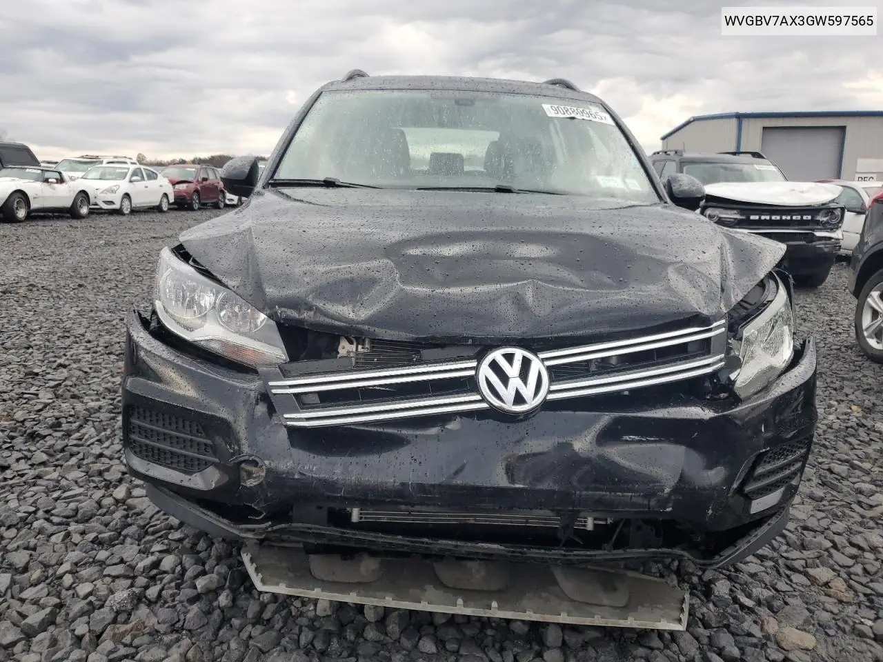 WVGBV7AX3GW597565 2016 Volkswagen Tiguan S