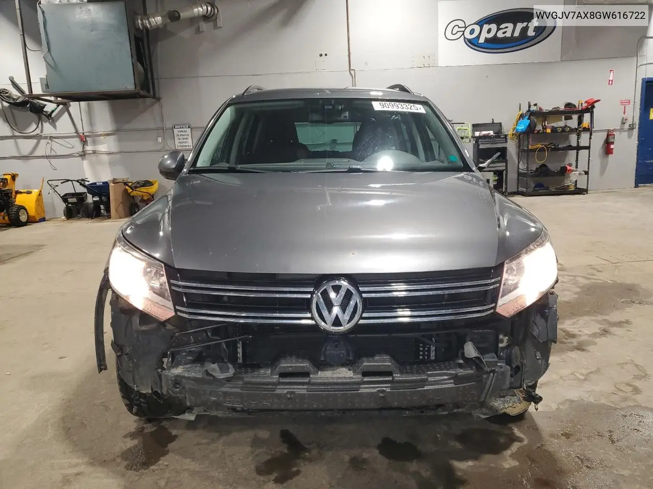 WVGJV7AX8GW616722 2016 Volkswagen Tiguan Comfortline