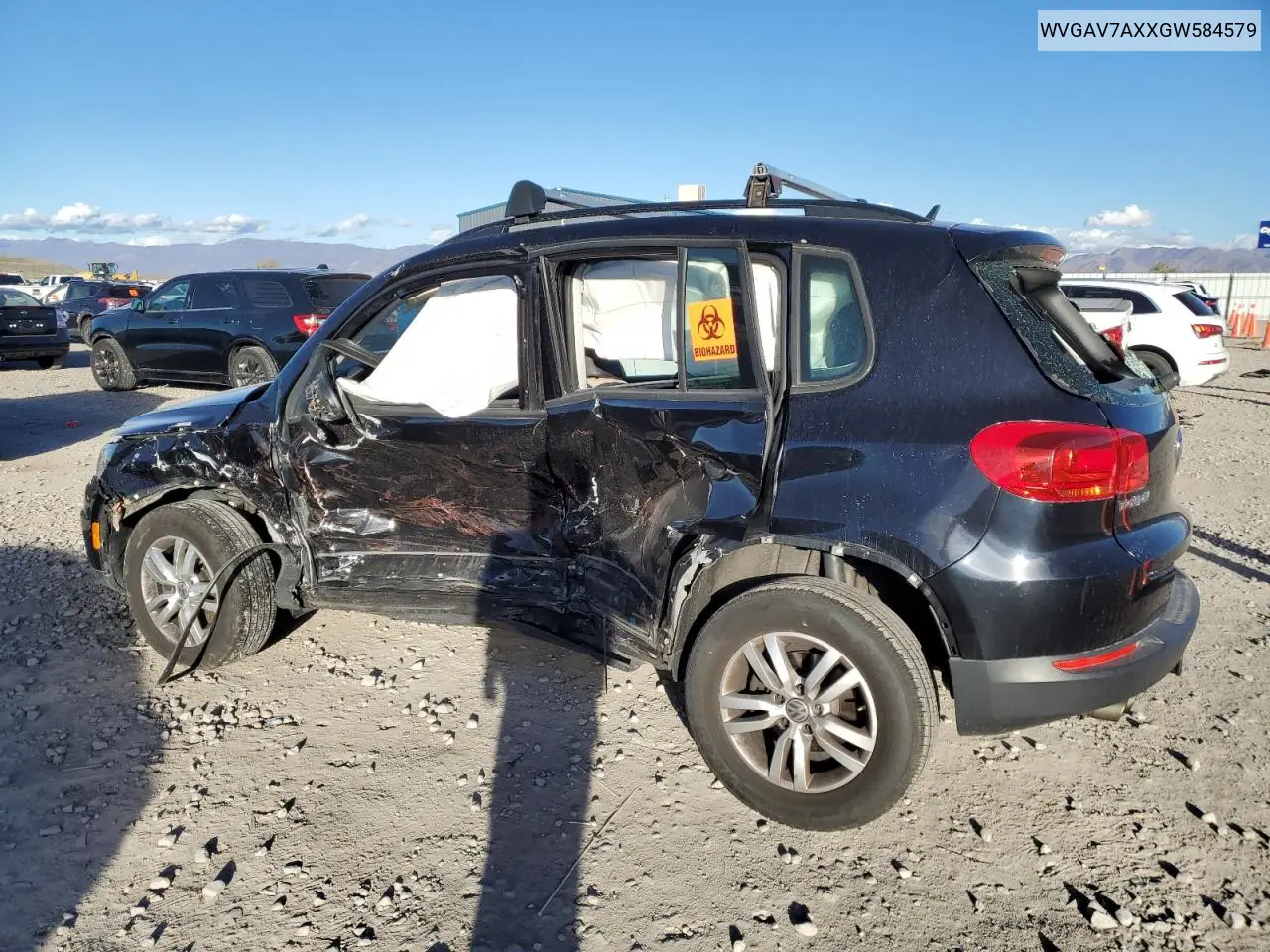 WVGAV7AXXGW584579 2016 Volkswagen Tiguan S