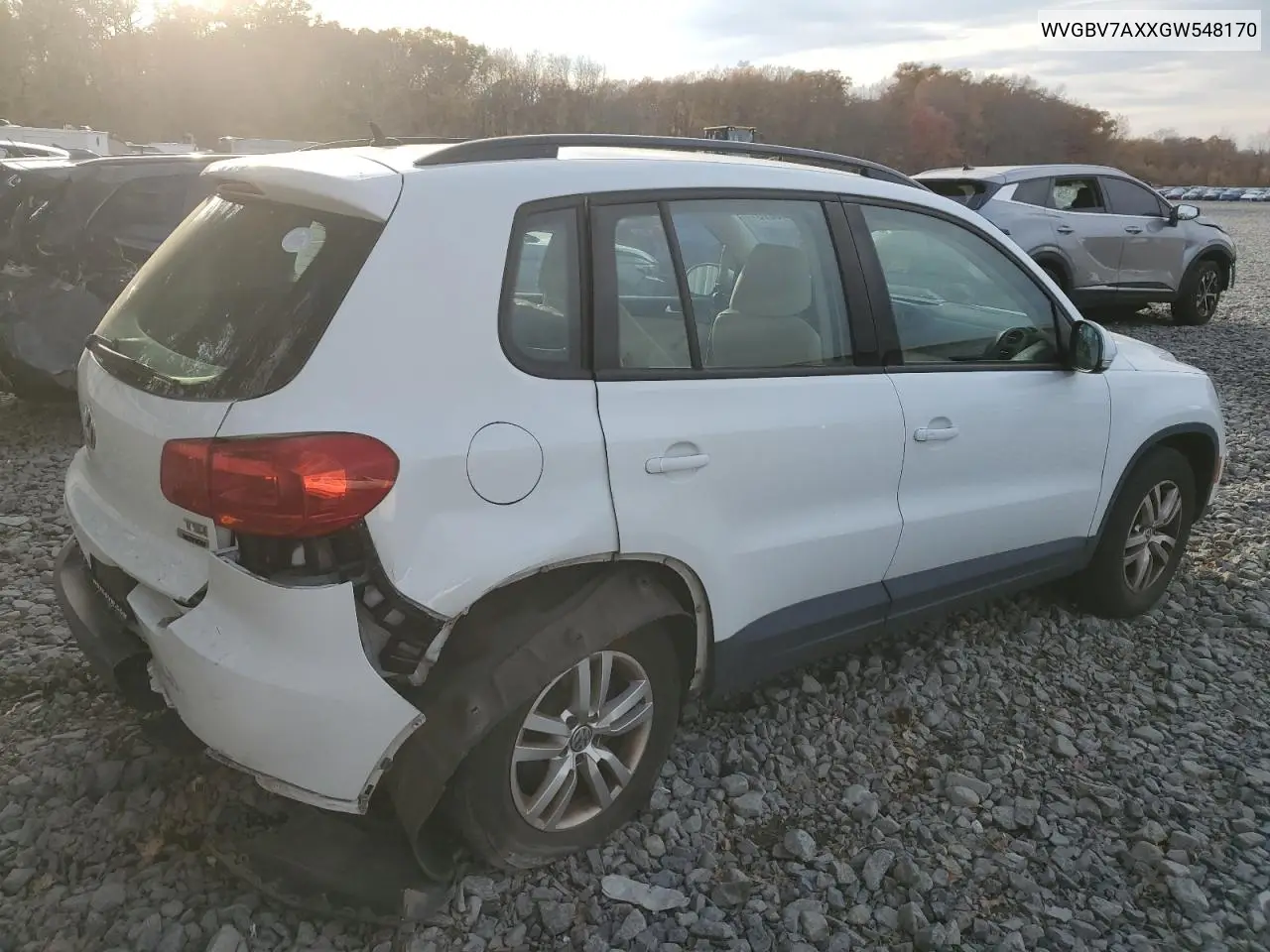 WVGBV7AXXGW548170 2016 Volkswagen Tiguan S