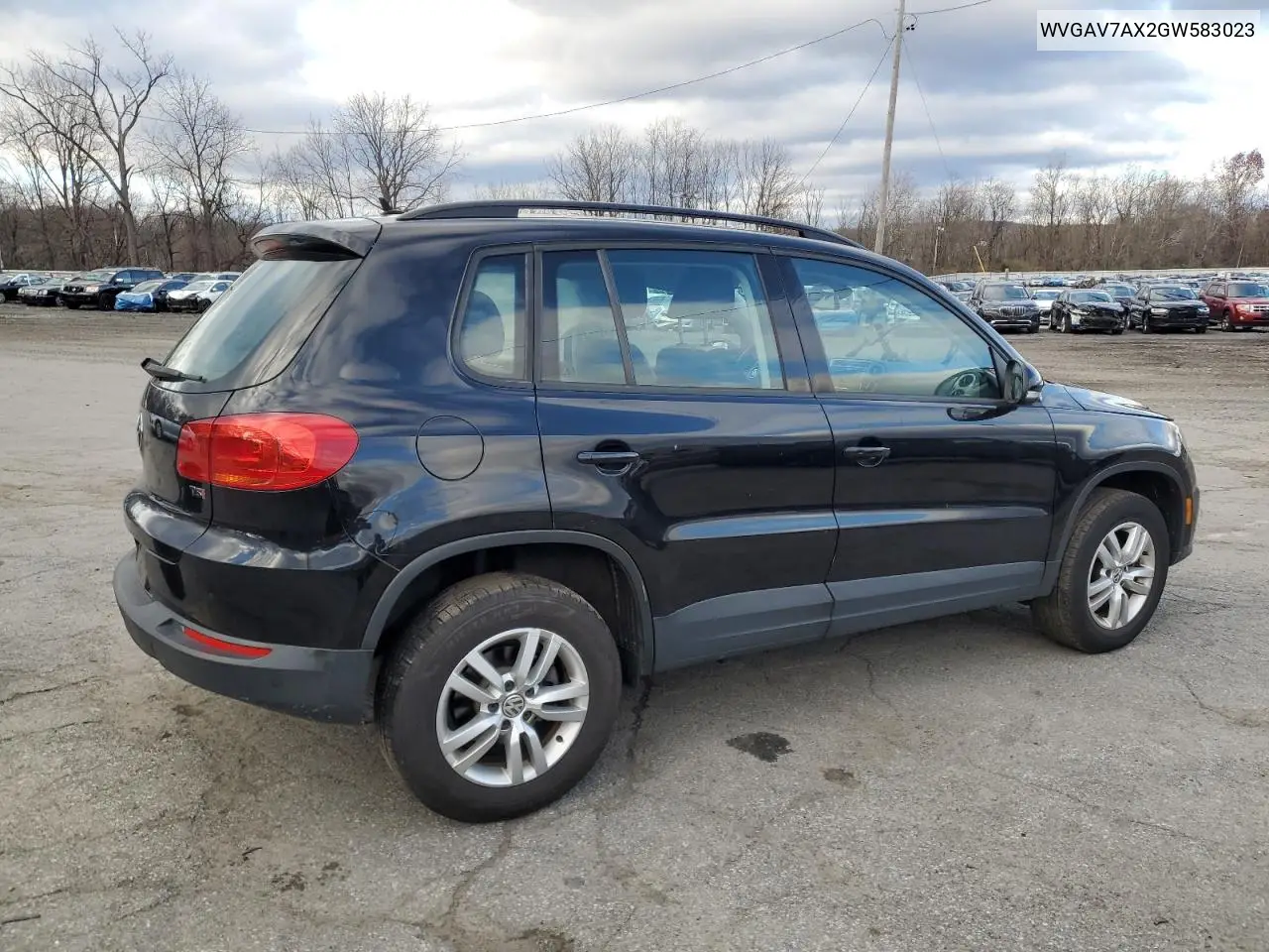 WVGAV7AX2GW583023 2016 Volkswagen Tiguan S
