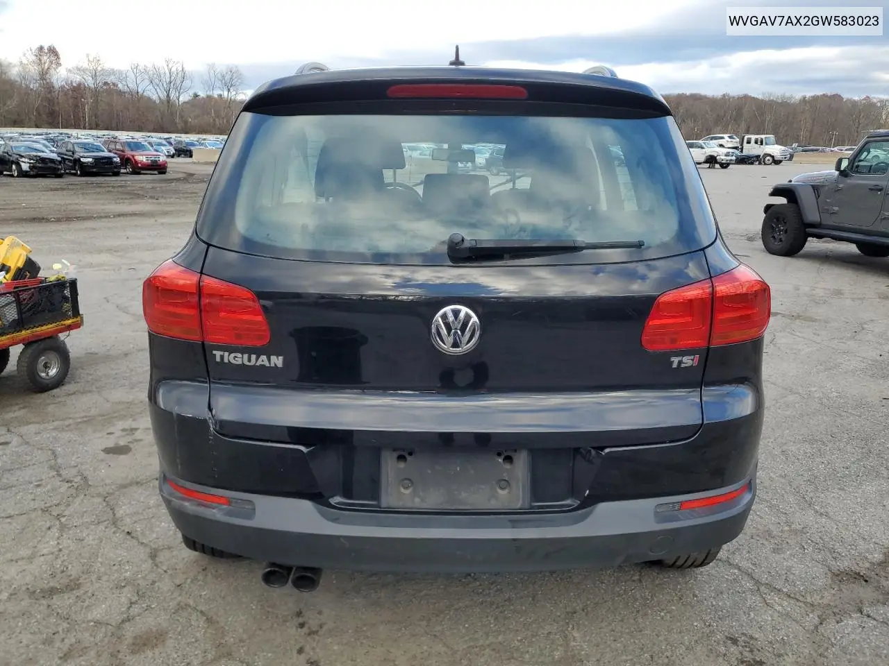 WVGAV7AX2GW583023 2016 Volkswagen Tiguan S