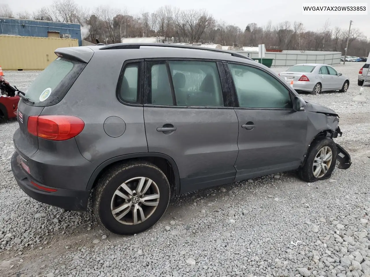 WVGAV7AX2GW533853 2016 Volkswagen Tiguan S