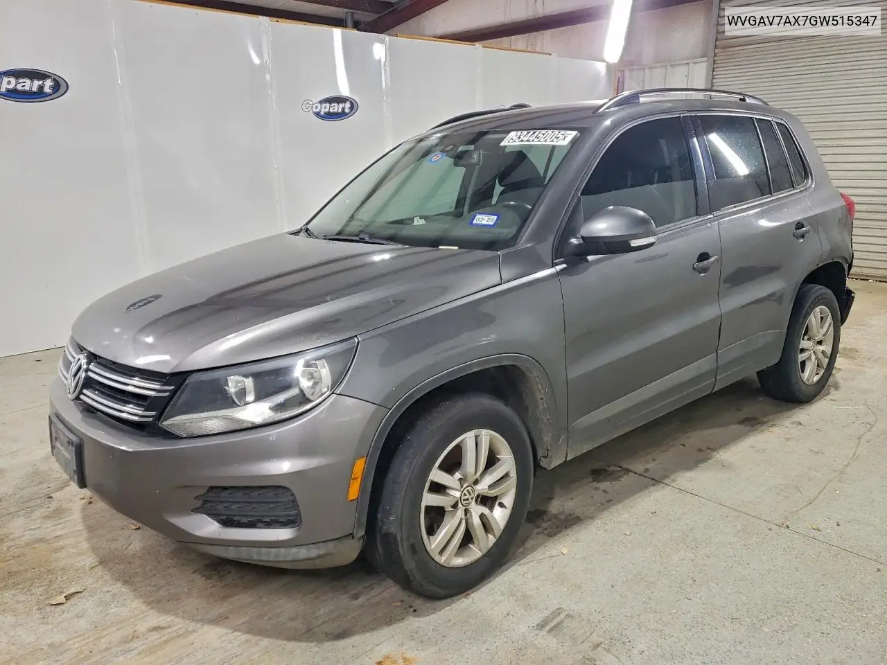 WVGAV7AX7GW515347 2016 Volkswagen Tiguan S