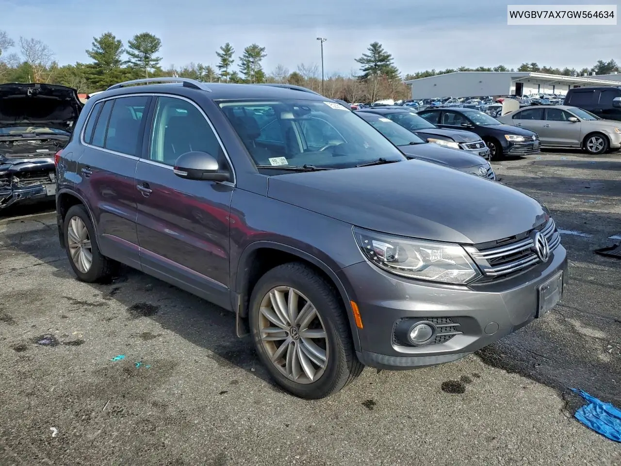 WVGBV7AX7GW564634 2016 Volkswagen Tiguan S