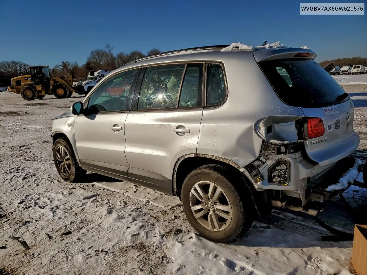 WVGBV7AX6GW520575 2016 Volkswagen Tiguan S