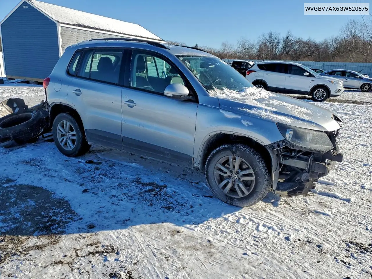 WVGBV7AX6GW520575 2016 Volkswagen Tiguan S