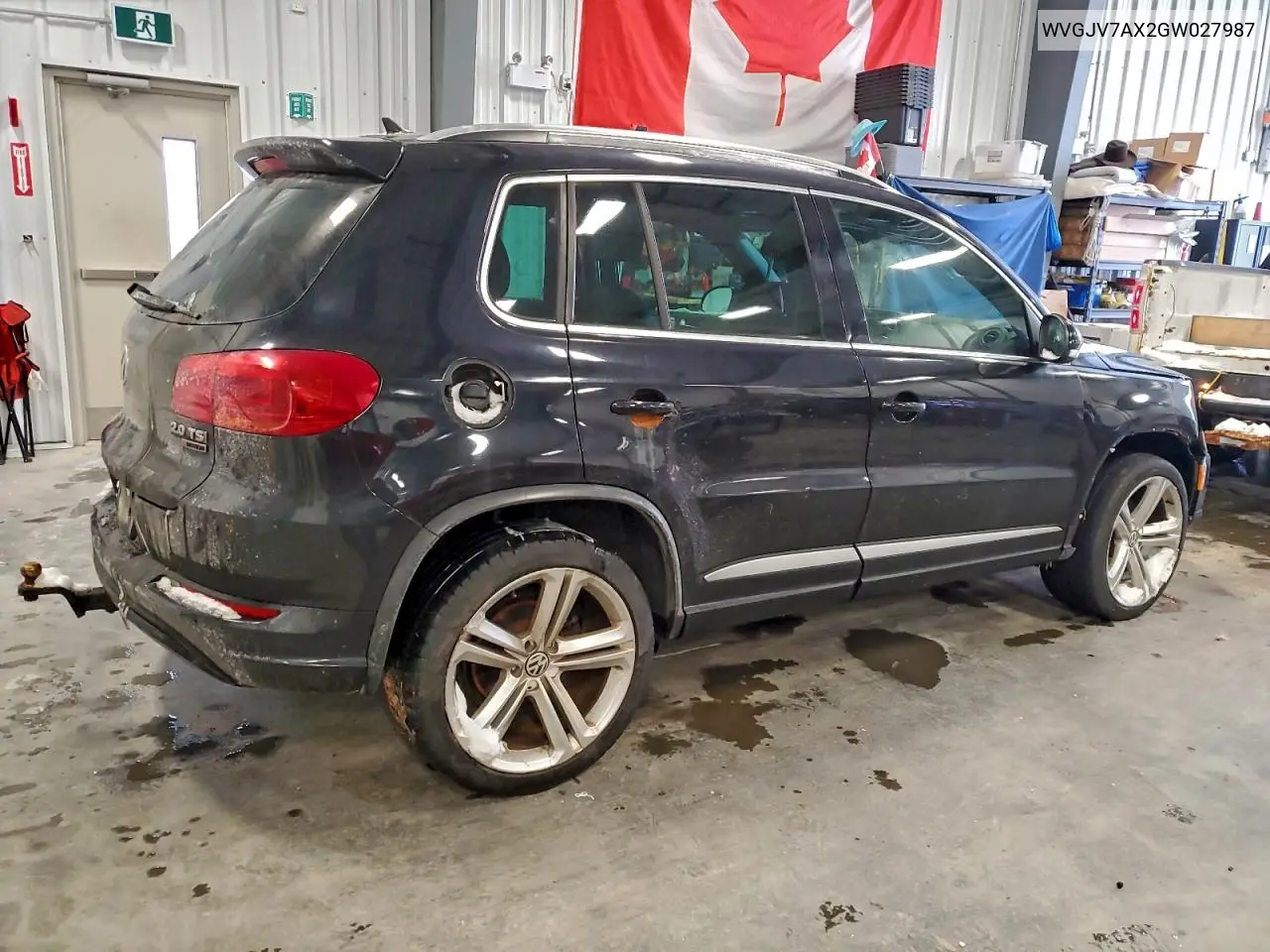 WVGJV7AX2GW027987 2016 Volkswagen Tiguan Comfortline