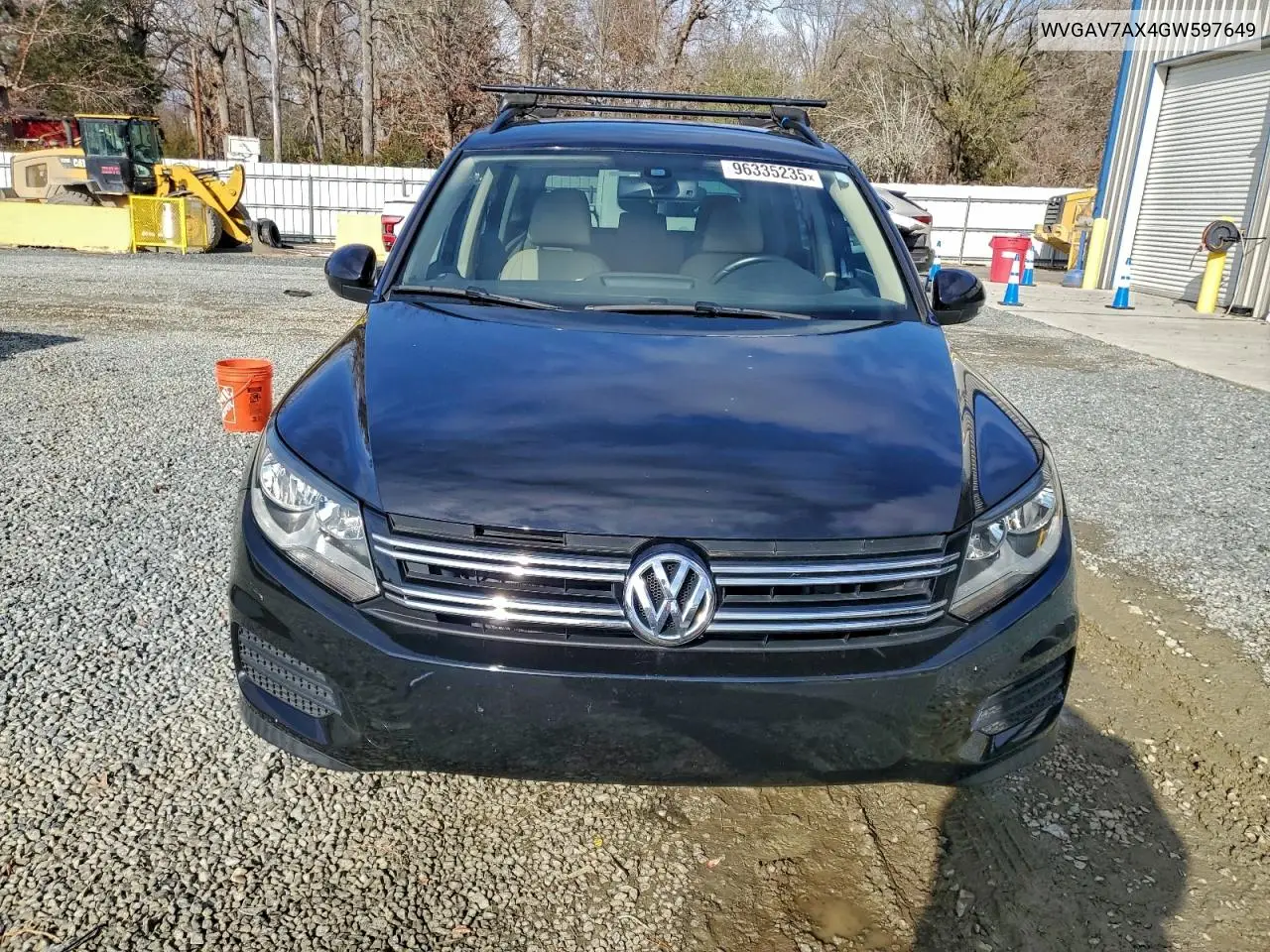WVGAV7AX4GW597649 2016 Volkswagen Tiguan S