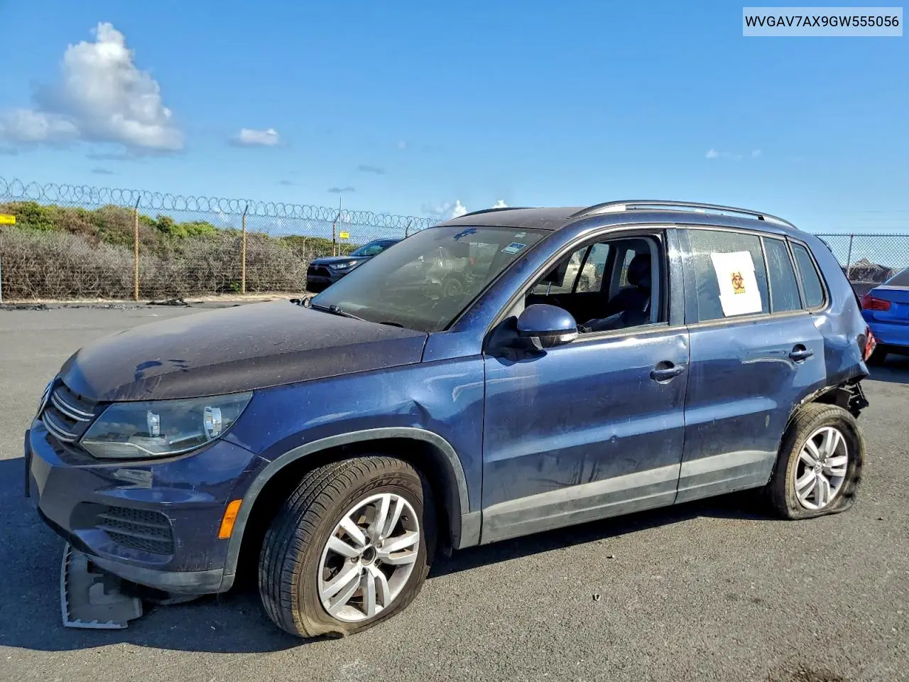 WVGAV7AX9GW555056 2016 Volkswagen Tiguan S