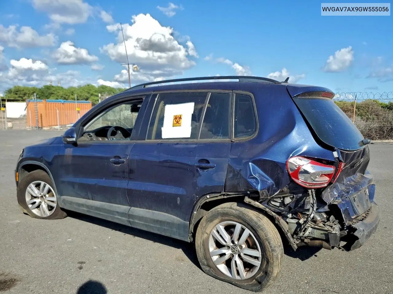 WVGAV7AX9GW555056 2016 Volkswagen Tiguan S